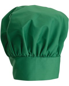 Winco CH-13LG Signature Chef Poly/CottonAdjustable Chef Hat with Velcro Closure 13"H - Light Green - 96/Case