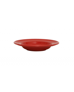 Tuxton CQD-120 24 1/2 oz Concentrix®© Pasta Bowl - Ceramic, Cayenne - 6ea/Case