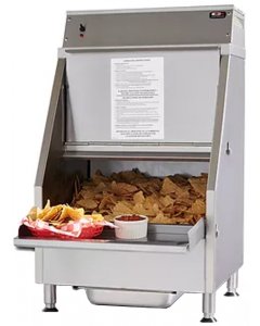 Clearance Carter-Hoffmann CW2E Top-Load First-In First-Out Bulk Chip Warmer 22 Gal. - 120v