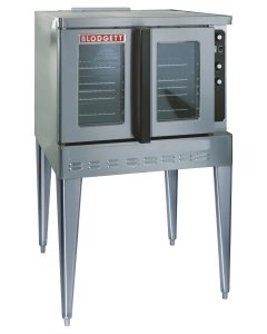 Blodgett DFG-100 SGL Single-Deck Full Size Dual Flow Natural Gas Convection Oven - 55,000 BTU