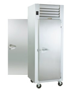 Traulsen G14302P 1-Section Right Hinged Front/Right Hinged Rear 2 Solid Half Door Pass-Thru Hot Food Holding Cabinet 30" - 26 cu.ft. - 208v/115v