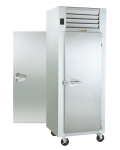 Traulsen G14315P 1-Section Left Hinged Front/Right Hinged Rear 1 Solid Full Door Pass-Thru Hot Food Holding Cabinet 30" - 26 cu.ft. - 208v/115v