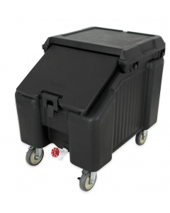 Cambro ICS100L110 100 lb Insulated Mobile Ice Caddy - Plastic, Black