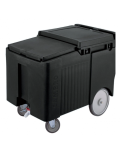 Cambro ICS175LB110 175 lb Insulated Mobile Ice Caddy - Plastic, Black