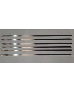 Jean's RS JRS 18G Stainless Steel Skewer 23"L x 1/2"W - 6/Pack