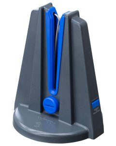 Winco KSP-6 Blade Station Hands-Free Knife Sharpener with Gray Plastic Housing 6-1/2"L x 6-3/4"W x 13"H - 6/Case