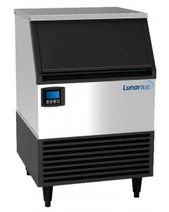 Lunar Ice by Adcraft LUIM-210 Self-Contained Air-Cooled Full Dice Cube Undercounter Ice Machine with 88 lb. Bin 30" - 140 lb./24 hr