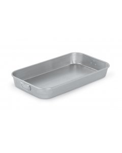 Vollrath 4412 Wear-Ever Aluminum Baking and Roasting Pan with Handles (4.5 Qt. )- 13 1/4" x 9 3/4" x 2 1/4"