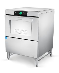 Hobart LXGNPR-2 Advansys Chemical Sanitizing Low Temp Undercounter Glasswasher with PuriRinse - 38 Racks/Hour Capacity - 120v