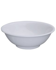 Winco MMB-32W Classic Melamine Rimless Bowl 32 oz. - White - 48/Case
