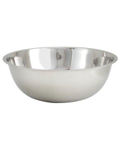 Winco MXB-3000Q Economy Stainless Steel Mixing Bowl 30 qt. - 12/Case