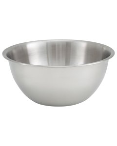 Winco MXBH-800 Stainless Steel Heavy-Duty Deep Mixing Bowl 8 qt. - 24/Case