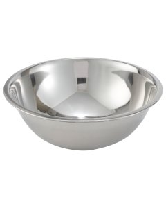 Winco MXBT-800Q Stainless Steel All-Purpose True Capacity Mixing Bowl 8 qt. - 12/Case