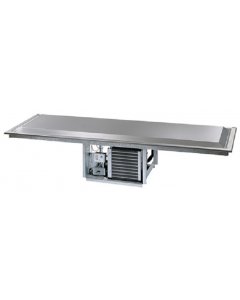 Delfield N8245P Stainless Steel Elevated Drop-In Frost Top with Built-In Compressor 45" - 115v