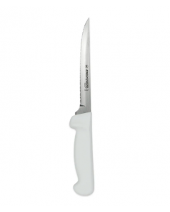 Dexter Russell P94847 6" Utility Knife w/ Polypropylene White Handle, Carbon Steel - 6ea/Case