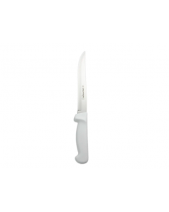 Dexter Russell P94848 8" Utility Knife w/ Polypropylene White Handle, Carbon Steel - 6ea/Case