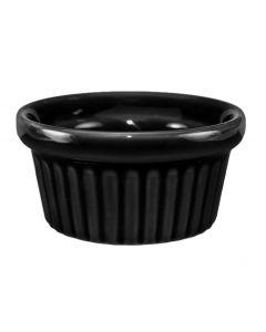 International Tableware RAMF-2-B 2 oz Cancun Ramekin - Ceramic, Black