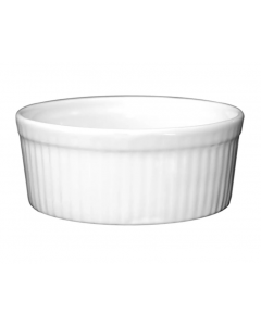 International Tableware RAMF-8-EW 6 oz Ramekin - Porcelain, European White