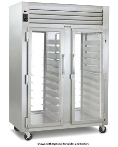 Traulsen RHT232WPUT-FHG Spec-Line 2-Section 2 Glass Door front / 2 Glass Door Rear Reach-In Pass-Thru Refrigerator 58" - 55.13 cu. ft. - 115v