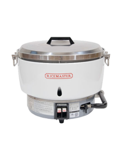 Town RM-55P-R 55 Cup Commercial Rice Cooker, Steel Handles, Aluminum Exterior, Liquid Propane