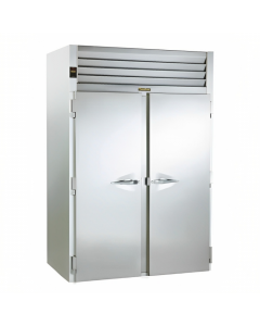 Traulsen RR232LP-COR01 Correctional Roll-Thru Refrigerator Two Full-Height Solid Doors for 66" High Racks 80.2 Cu. Ft. - 115V 