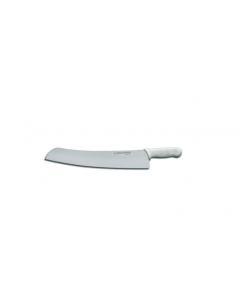 Dexter Russell S160-16 SANI-SAFE® 16" Pizza Knife w/ White Plastic Handle, Carbon Steel - 6ea/Case