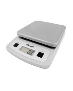 San Jamar SCDG13LP Escali Supernova Square Portion Control Digital Scale with Removable SS Platform - 5 3/4" x 8 1/4" - 13 lb./Capacity