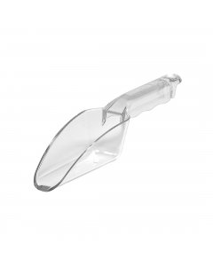 Cambro SCP6CW135 Camwear Polycarbonate Flat Bottom Scoop 6 oz. - Clear