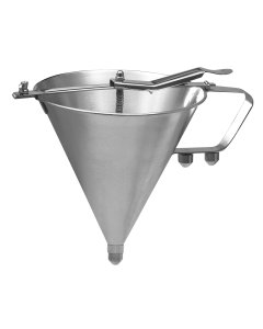 Winco SF-7 Stainless Steel Confectionery Dispenser Funnel with (3) Nozzles 7-1/2" dia. x 8-1/4"H - 8/Case