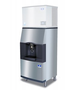 Manitowoc SPA312 Floor Model Touchless Lever Hotel / Vending Ice Dispenser 30" - 180 lb. Capacity