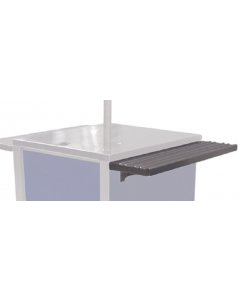 Advance Tabco TA-74 Fixed Solid Tray Slide for Front or Rear of Tables 