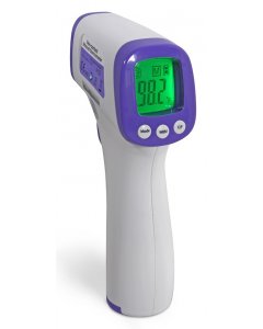 Clearance San Jamar THDG986 Non-Contact Infrared Human Forehead Thermometer 95 to 109.2 F