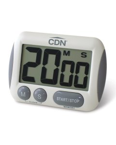 CDN TM15 Extra Big Digit 100 Minute Digital Timer 2-1/2"W x 1-3/8"H - White
