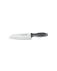 Dexter Russell V144-7GE-PCP 7" Santoku Chef's Knife w/ Soft Rubber Handle, Carbon Steel - 6ea/Case