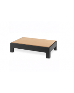 Vollrath V904850 Cutting Board Table - 20 7/8" x 12 3/4" x 4 11/16", Wood, Black