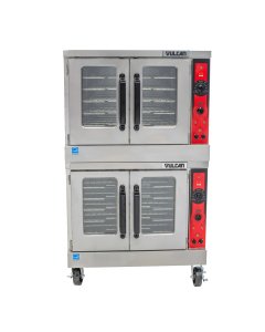 Vulcan VC55ED Double Full Size Electric Convection Oven - 25kW, 480v/3ph