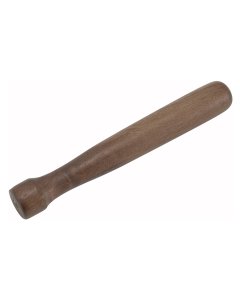Winco WMW-8 Walnut Lacquered Wooden Muddler with Flat Head 8"
