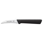 Mundial 0541-3 Antimicrobial Peeling / Tourne' Paring Knife with Black Poly Handle 3"