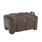 Cambro 100MPC131 Camcarriers® Insulated Food Carrier - 40 qt w/ (1) Pan Capacity, Brown