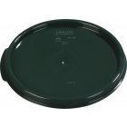Carlisle 1077108 Food Storage Lid, for 2 & 4 qt Containers, Round, Forest Green, 12ea/cs