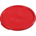 Carlisle 1077205 Food Storage Lid, for 6 & 8 qt Containers, Round, Red 