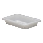Cambro 12183P148 Polyethylene Food Storage Box 12" x 18" x 3-1/2 - 1-3/4 gal. - White