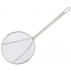 Browne 1307T Square Mesh Round Skimmer with Long Loop Handle 7" Dia.