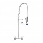 Fisher 13390 Splash Mount Pre-Rinse Faucet with 36" Hose & Wall Bracket - 8" O.C