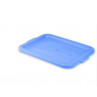 Vollrath 1522-C04 Food Storage Box Cover - 15x20", Plastic, Blue - 6ea/Case