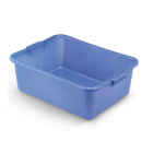 Vollrath 1527-C04 Food Storage Box - Molded Handles, 20x15x7", Blue - 6ea/Case