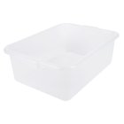 Vollrath 1527-C13 Traex Color-Mate Polyethylene Food Storage Box 20" x 15" x 7" - Clear - 12/Case