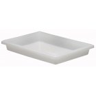 Cambro 18263P148 Polyethylene Food Storage Box 18" x 26" x 3-1/2" - 5 gal. - White