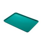 Cambro 1826MT140 Rectangular Market Display Tray - 17.81" x 25.68" x .68", Green -6ea/Case