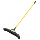 Rubbermaid 2018728 Maximizer Push-to-Center Plastic Push Broom 36"W with Polypropylene Bristles and 55"L Steel Handle